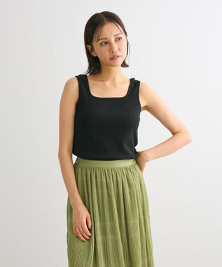 Green Parks ＢＰ　２ＷＡＹリブタンクトップ Black