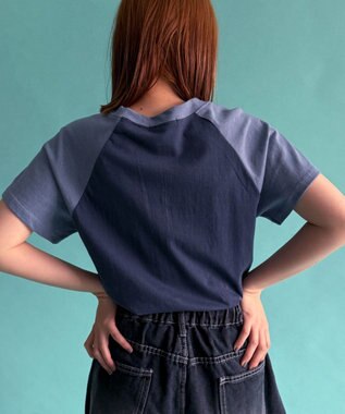 WEGO ロゴラグランT ネイビー