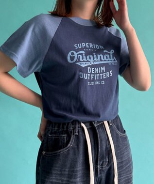 WEGO ロゴラグランT ネイビー