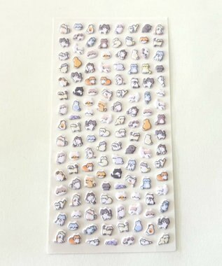 WEGO ちびぷっくりあにまるステッカー