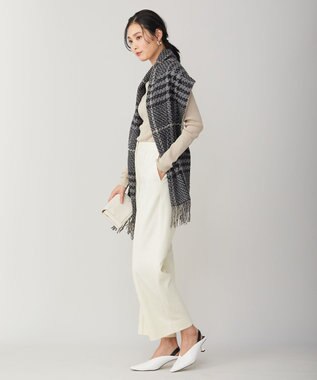 ICB ウールミルドジャージー ワイドストレートパンツ オフホワイト系