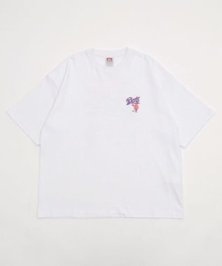 WEGO 【ユニセックス着用ITEM】別注BENDAVISサークルロゴグラフィックT（SS） ホワイト