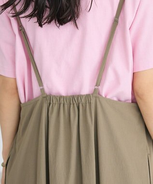 CRAFT STANDARD BOUTIQUE ギャザーデザインキャミワンピース Light Brown