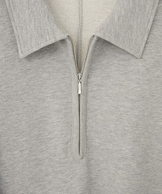 AMERICAN HOLIC 【選べる丈】ハーフZIPワンピース Light Gray Mixture