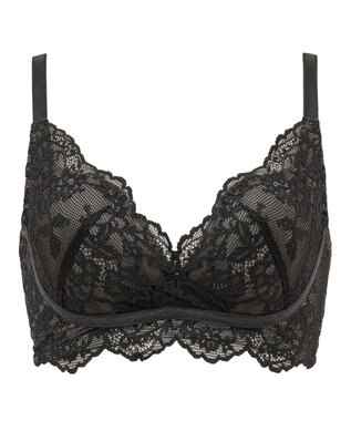 BRADELIS New York 【BRADELIS Me / ノンワイヤー・バストアップ】Perfumyバックスムーズブラ25S1 ブラデリスミー 補正 ブラジャー ブラック