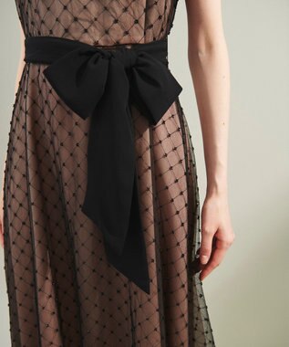 GRACE CONTINENTAL ビーズembドレス ブラック