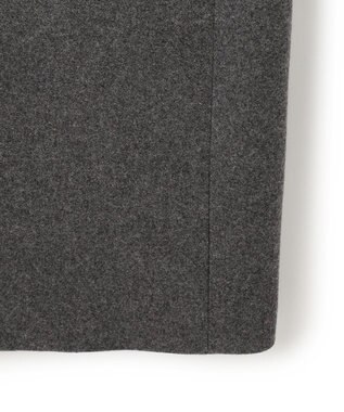 uncrave ライトメルトン ロングチェスターコート チャコール