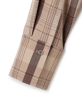 BEIGE， 【FUDGE 11月号掲載】ARUMS / チェックシャツ Beige