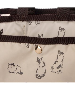 UNBILLION カシュカシュ cachecache / キャットプリントバッグインバッグ アイボリー