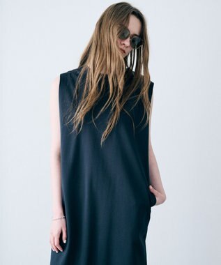 uncrave ダブルフェイスジャージー ワンピース スレート