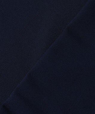 23区 L 【WEB限定】レーヨンポリエステルストレッチ 襟デザイン ニット ネイビー系