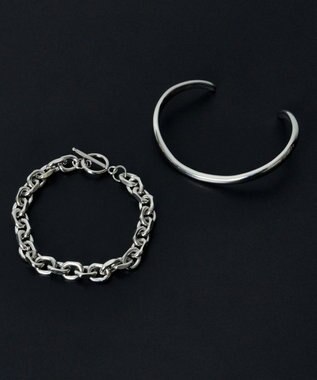 WEGO 【ユニセックス着用ITEM】M2Pステンレスバングルブレス