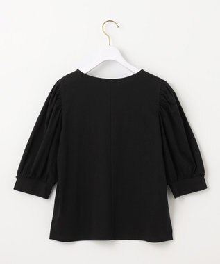 ANY SIS 【接触冷感】美人 ボリュームスリーブ カットソー ブラック