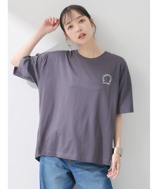 earth music&ecology Ｓｕｇａｒ　スリットＴ Charcoal Gray