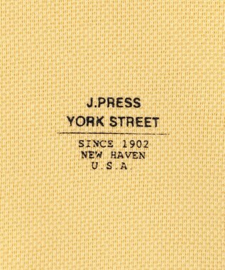 J.PRESS YORK STREET 【UNISEX】ブルドックワッペン カノコ ポロシャツ イエロー系