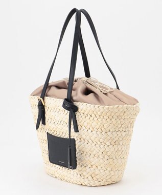 LA BAGAGERIE 【メイズ】ワイドバスケット ブラック