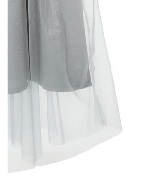 Green Parks ２ＷＡＹラメチュールキャミワンピース Gray