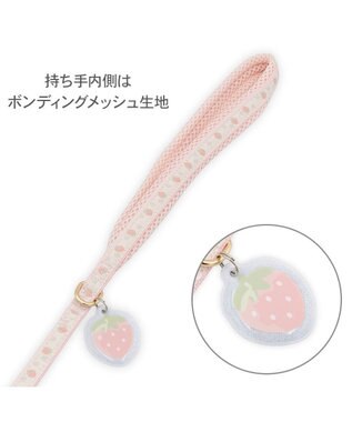 PET PARADISE ペットパラダイス 花苺柄 リード ＳＳ～Ｓ ピンク