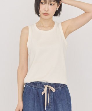 AMERICAN HOLIC 【２点セット】メッシュレイヤードタンクトップ Ivory