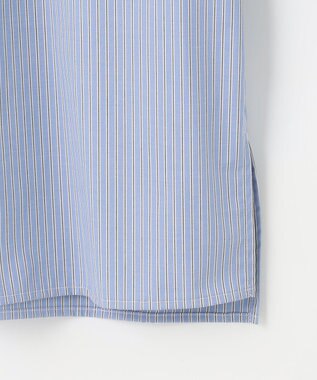 J.PRESS LADIES L 【WEB限定カラーあり・洗える・接触冷感・UVカット・イージーケア】 エステネージュストライプ ブラウス サックスブルー系1