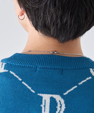 WEGO オーバーフィットロゴカーディガン 柄3