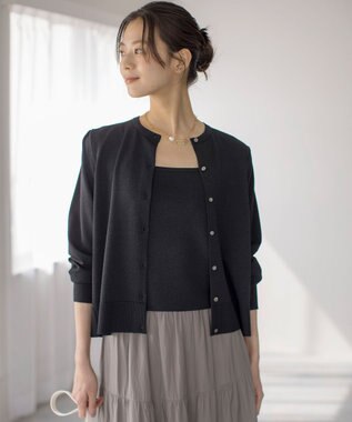 組曲 L ラメニット アンサンブル ブラック系