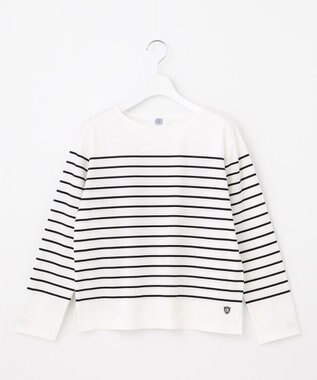 J.PRESS LADIES バスクボーダー カットソー ネイビーボーダー系