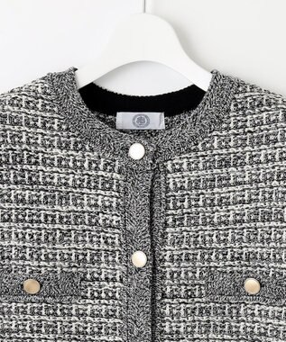 洗える】TWEED KNIT ミドル カーディガン / J.PRESS LADIES