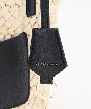 LA BAGAGERIE 【メイズ】ワイドバスケット ブラック