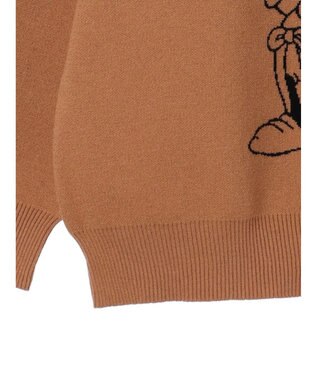 Green Parks ＦＡＮＴＡＳＩＡ／ジャガードニットプルオーバー Brown