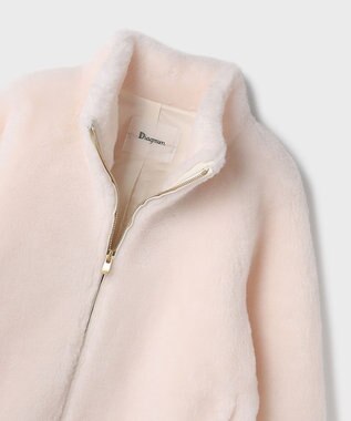 GRACE CONTINENTAL ウールボアスタンドカラージャケット キナリ