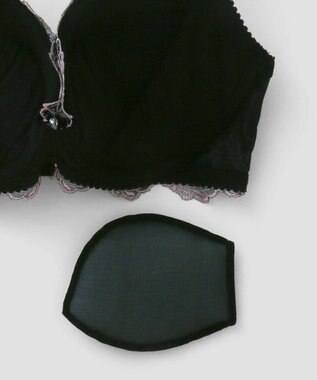 San-ai Resort（三愛水着楽園） 【エレガントコレクション2404】単品ブラHIカップ  【northerly】 ブラック