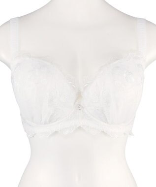 San-ai Resort（三愛水着楽園） 【エレガントコレクション2404】単品ブラHIカップ  【northerly】 ホワイト