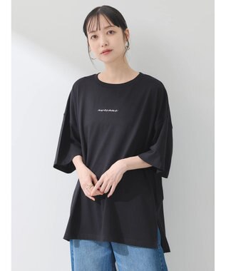 earth music&ecology ａｗｅｓｏｍｅ　ルーズＴ Black