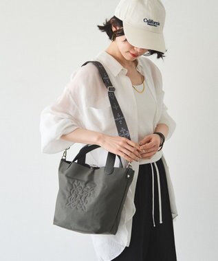 russet コーデュラナイロン2WAYミニトートバッグ(CE-1673-WEB) Gray