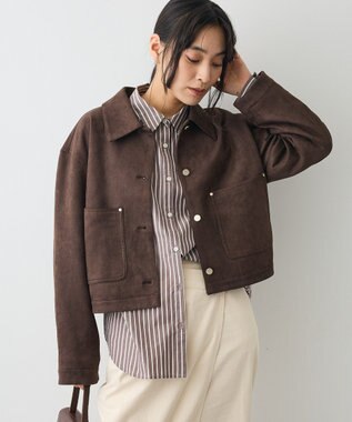 CRAFT STANDARD BOUTIQUE フェイクスエードブルゾン Brown