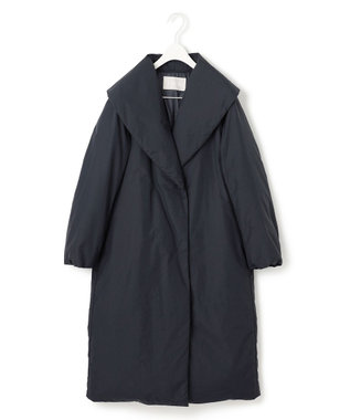 ICB 【撥水加工】ADS ダウン ショールカラーロングコート ネイビー系