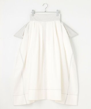 #Newans ドロップスクエアスカート ホワイト