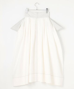 #Newans ドロップスクエアスカート ホワイト