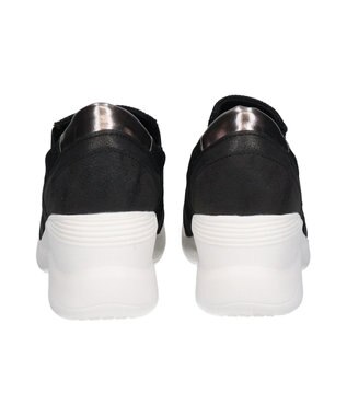 Bridget Birkin 【Round About】ヒールアップスリッポンスニーカー ブラックコンビ