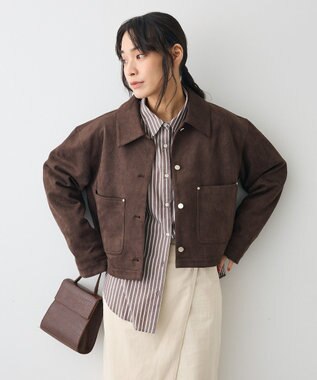 CRAFT STANDARD BOUTIQUE フェイクスエードブルゾン Brown