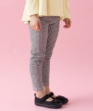 ANY KIDS フルレングス レギンス ギンガム×チェリー