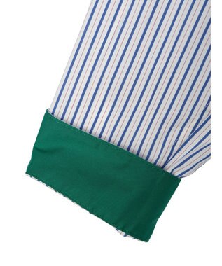 AMERICAN HOLIC イージーケアバックオープンシャツチュニック Blue