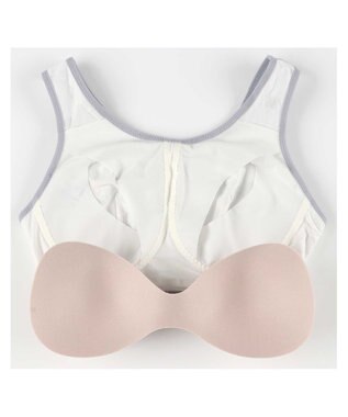 une nana cool MADE WITH 阪神タイガース ナイトアップブラ GY