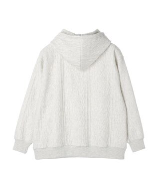 CRAFT STANDARD BOUTIQUE ケーブル柄カットパーカー2 Oatmeal