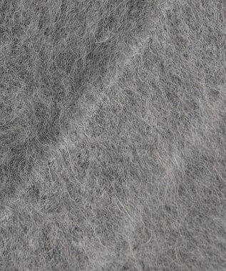 ICB L フォックスアルパカニット Vネックカーディガン ライトグレー系