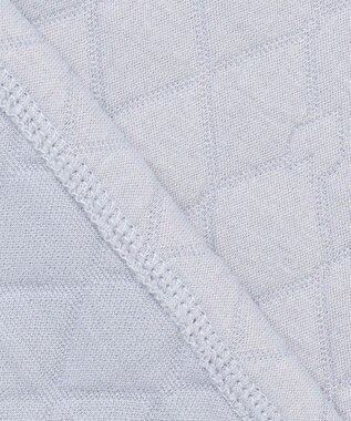 組曲 KIDS 【150-160㎝】ハートキルトジャガード アウター サックスブルー系