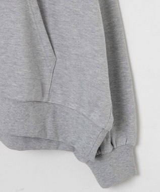 WEGO 【SCHOOLITEM】ルーズフィットプルパーカー 杢グレー