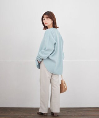 Tiaclasse L コーデュロイパンツ ライトグレー