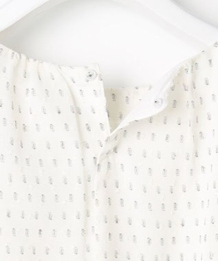 J.PRESS LADIES L カットジャカードプリント カットソー オフベース系